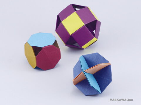 XYZ Octagons, Truncated Hexahedron, Checkered Cage : MAEKAWA Jun